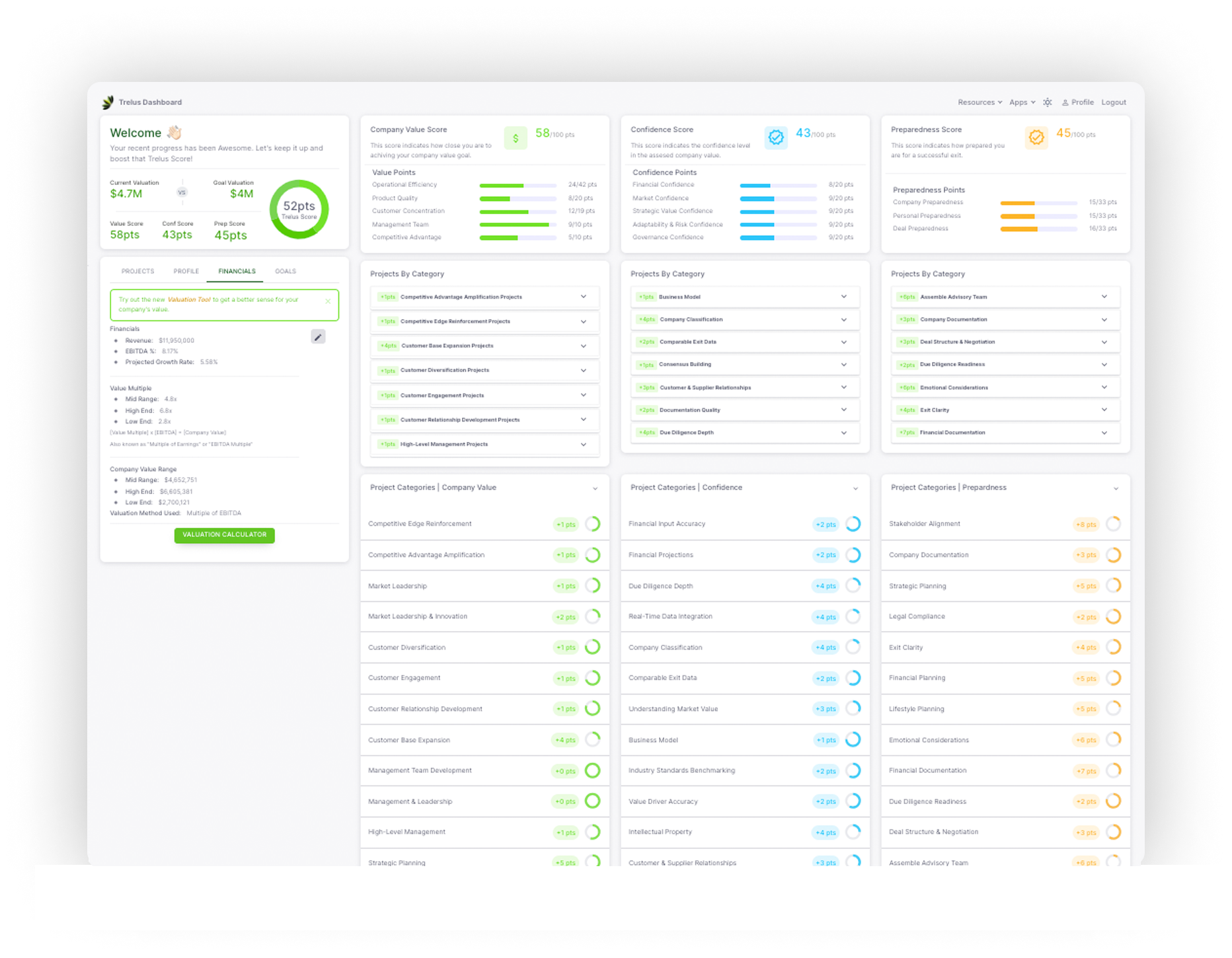 hero dashboard